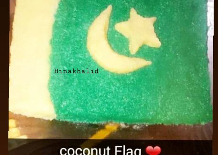 Step-by-Step Guide to Prepare Perfect Flag made with Coconut methai