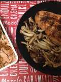 Lomo de trucha asalmonada con surtido de setas a la plancha