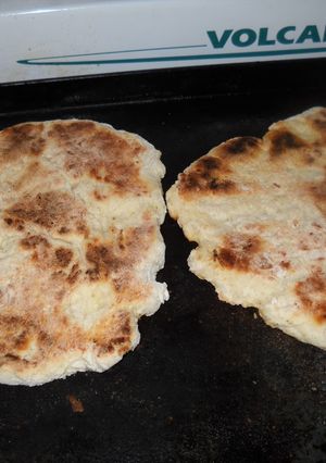 Una foto de Pan chato
