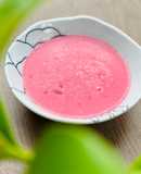 Soup khoai tây củ dền nấu bằng máy sữa hạt