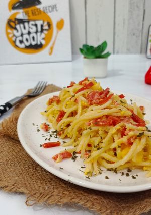 Foto resep Spaghetti Carbonara Ekonomis