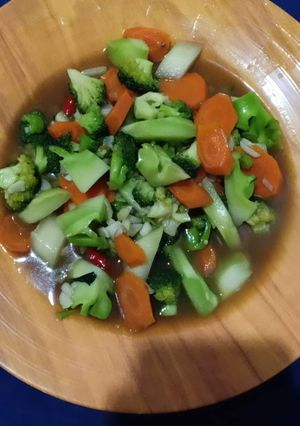Foto resep Capcay saus tiram kuah ala by me