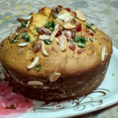 Vanilla sponge cake A picture of Vanilla sponge cake.
