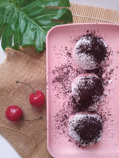 Foto resep Mochi isi wafer coklat (tanpa tepung ketan)