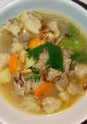 Foto resep Sop Daging Sapi dan Tetelan (bumbu simpel dan mudah)