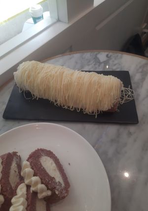 Foto resep Taro Cheese Roll Cake