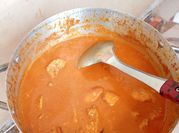 A picture of palm oil chicken stew