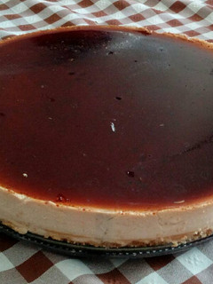 Una foto de Tarta de crema de orujo