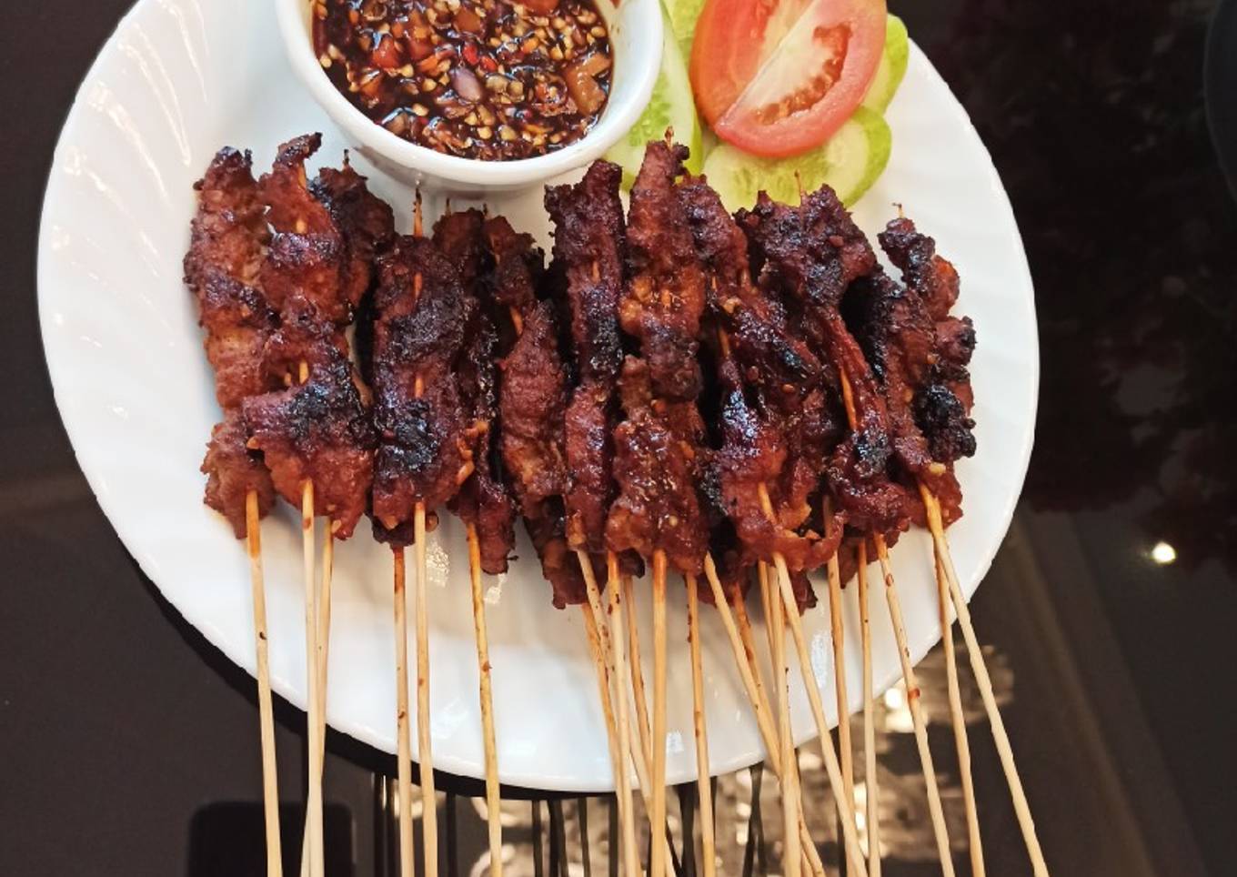 Sate sapi enak