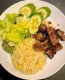 Cơm chiên trứng bơ bò lúc lắc🥩