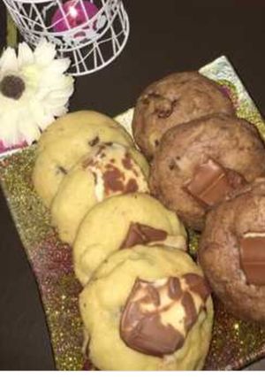 صورة لوصفة كوكيز هش هش رهيييب🤩😍