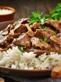 Beef stroganoff