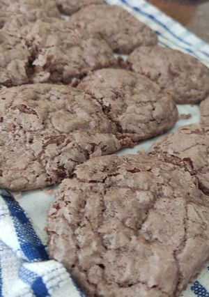 Una foto de Cookies de chocolate sin harina