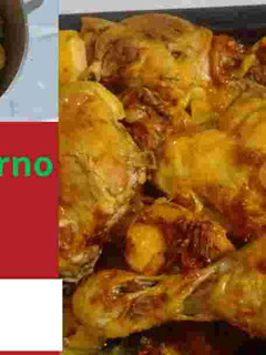 Una foto de Pollo al horno jugoso