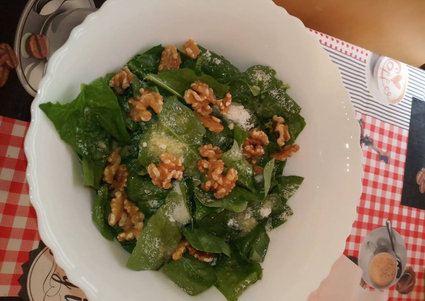 Ensalada de espinacas