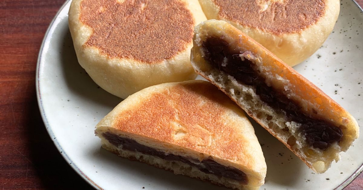 Frying Pan ‘An Pan’ (Sweet Azuki Paste Stuffed Buns) Recipe by Hiroko ...