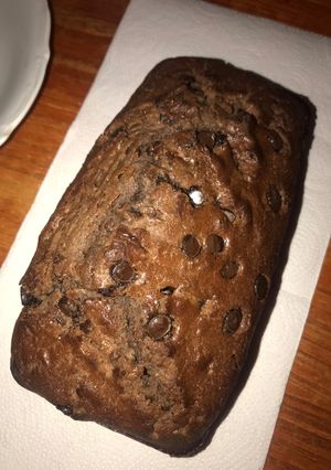 Una foto de Budín de chocolate húmedo