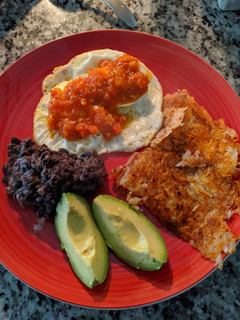 Una foto de Hash browns para un desayuno de domingo