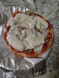Pepperoni pizza pita wrap