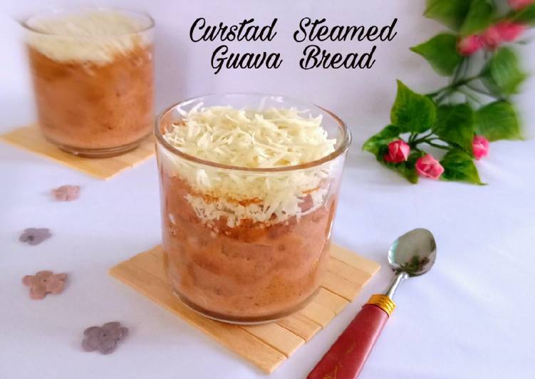 Custard Steamed Guava Bread