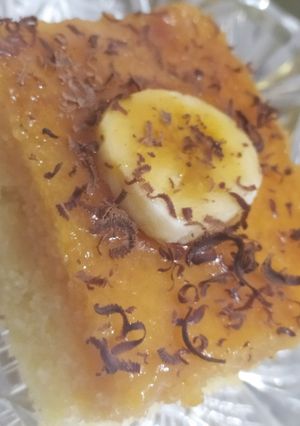 صورة لوصفة بسبوسة الكراميل بذوق البنان