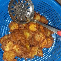 Fried sweet potato A picture of Fried sweet potato.