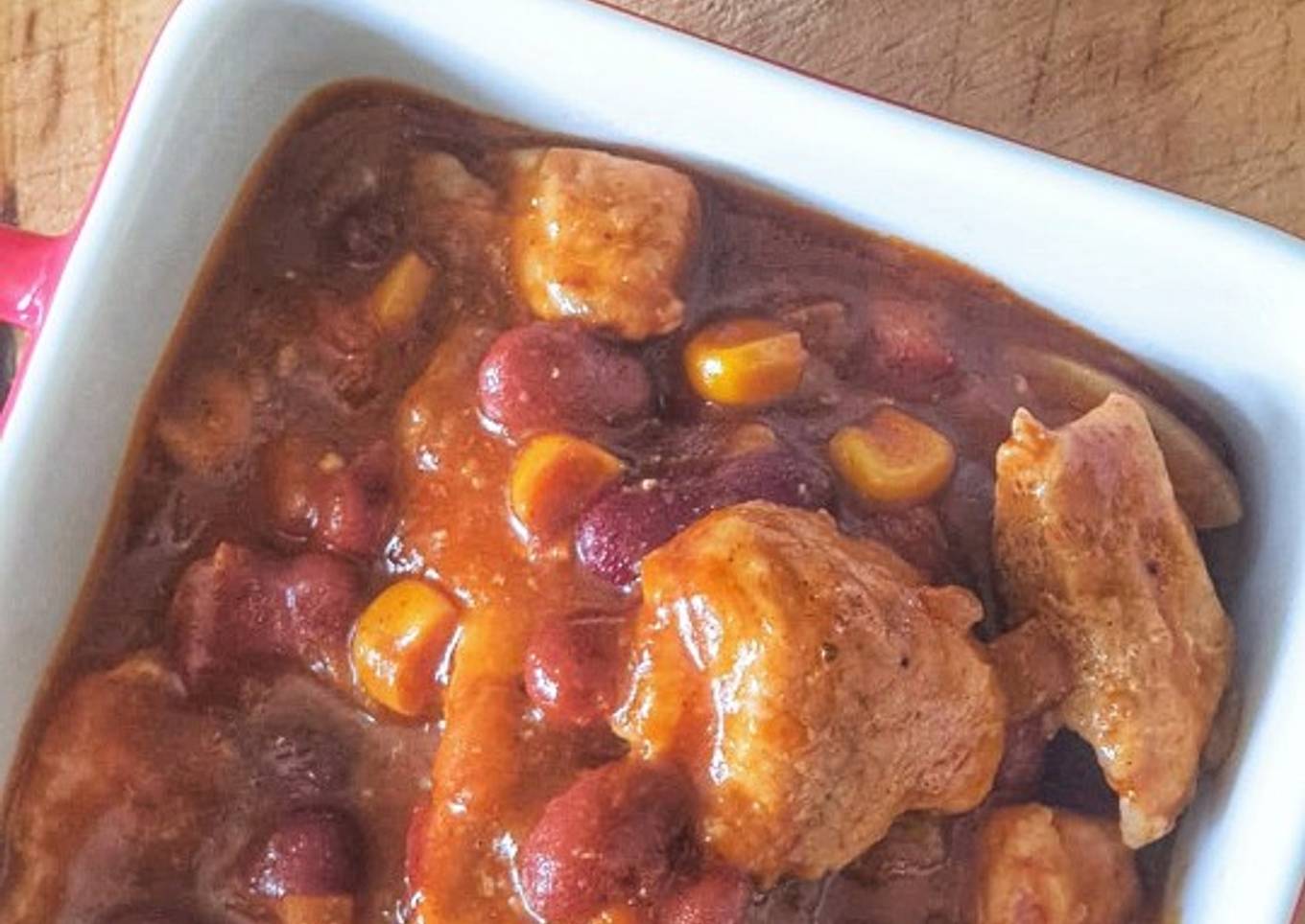 Non Halal! Pork and Chili Bean in Rogan Josh Sauce