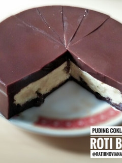 Foto resep Puding Coklat Roti Tawar