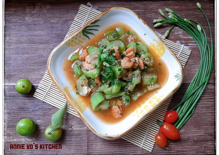 Recipe of Ultimate Mướp xào tôm