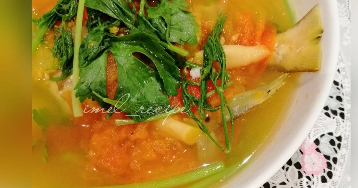 Resipi Sup Tomato Ikan Bawal Oleh Imel Recipe Cookpad