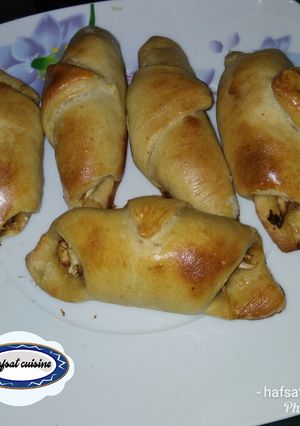 A picture of Meat Stuffed croissant.