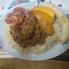 A picture of Beef biriani.