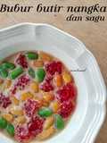 Bubur butir nangka dan sagu