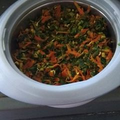 A picture of Methi carrot bhaji.