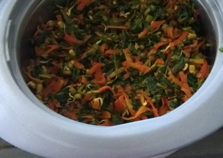 Methi carrot bhaji