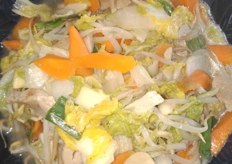 Anti Ribet, Buat Cah bakso,toge dan sawi putih Anti Gagal