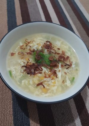 Foto resep Sup Jagung Telur