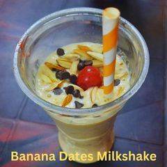 Banana Dates Milk Shake A picture of Banana Dates Milk Shake.