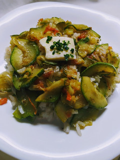 Una foto de Arroz con Vegetales Salteados