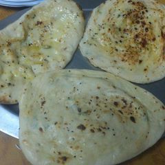 Cheese Filled Garlic Naan Bread A picture of Cheese Filled Garlic Naan Bread.