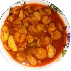 A picture of Shrimp Curry.
