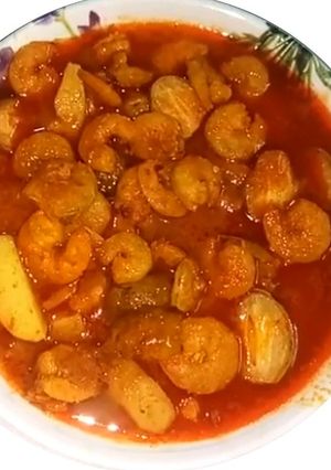 A picture of Shrimp Curry.