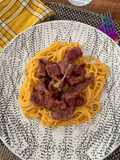 ☆Spaghettis Sauce Crémeuse au Parmesan et Butternut☆