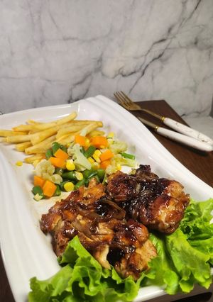 Foto resep Teriyaki Chicken Steak