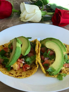 Una foto de Tacos de huevo en tortilla de plátano