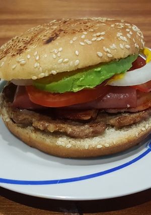 Una foto de Hamburguesa Placera