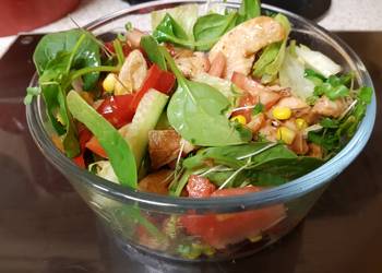 Fast Cooking Methods My Sweet Sriracha Chilli Chicken with A Sweetcorn Salad  Home Style