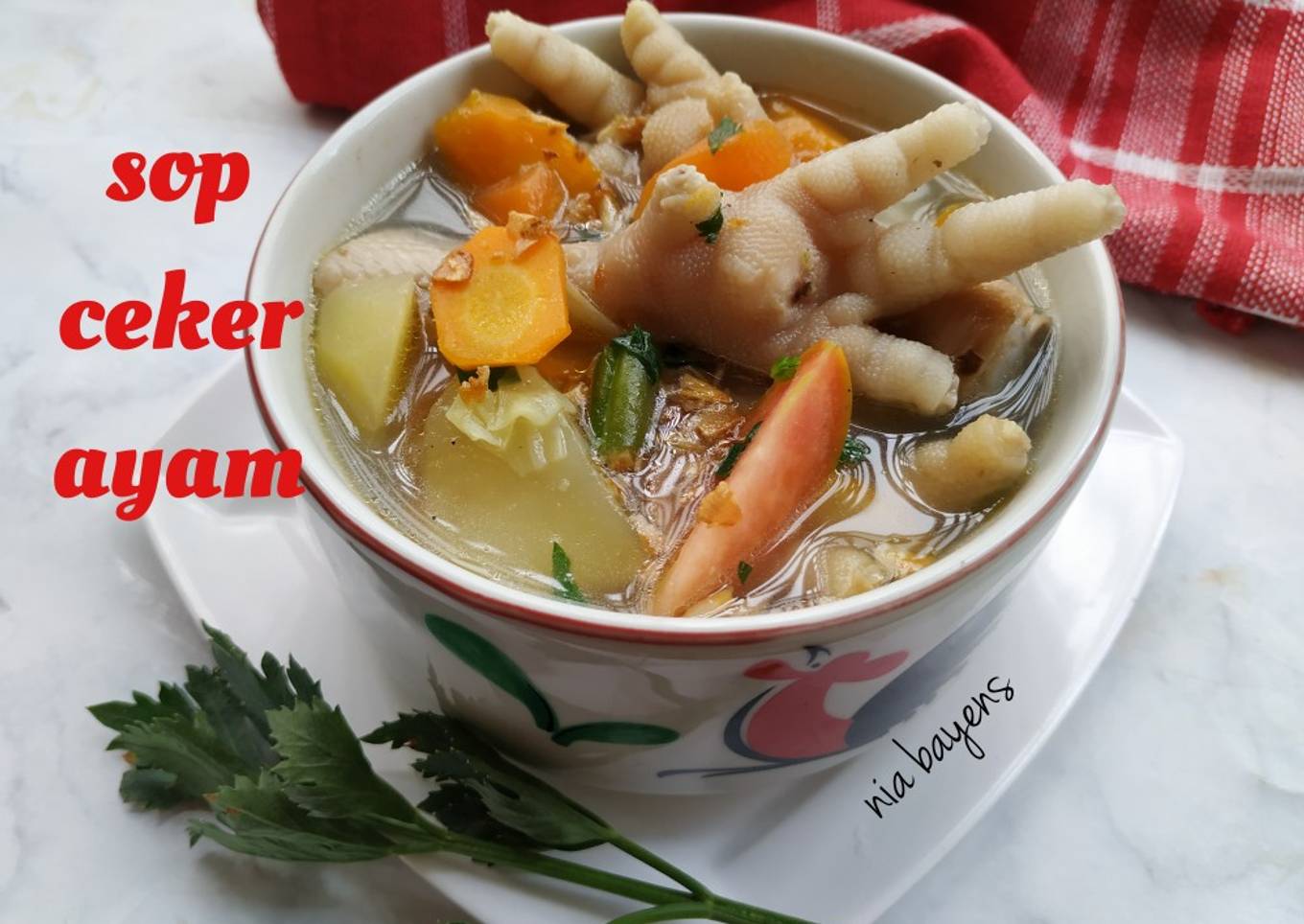 Sop ceker ayam