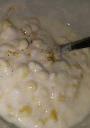 A picture of Boondi raita.