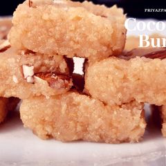 A picture of Coconut Burfi.